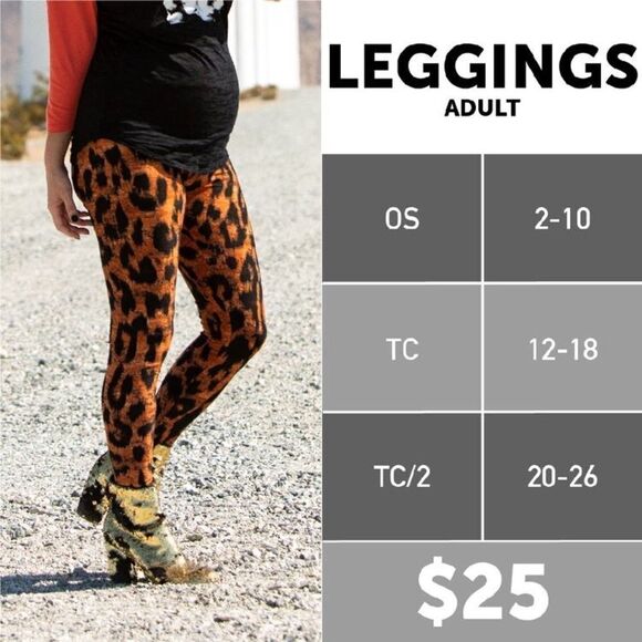 Lularoe OS Umbrella Leggings  - Picture 4 of 4